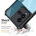 Shock Proof Clear Protective Back Case for iQOO 9T 5G - AirEDGE Technology | 360 Degree Camera Protection | Transparent Hybrid Back Case Mobile Cover - Black - Image 3