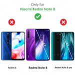 Shock Proof Back Case Mobile Cover for Xiaomi Redmi Note 8 | Back Cover Case (Tough Armor | Hybrid PC + TPU | Ring Holder & in-Built Kickstand | Blue) - Image 2