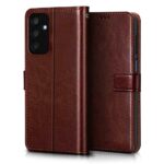 Shock Proof Flip Cover Back Case for Samsung Galaxy M15 5G Prime Edition | Magnetic Wallet Leather Case with Stand - Image 4