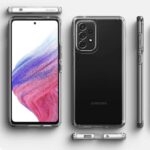 Crystal Clear Transparent Back Cover Case for Samsung Galaxy A53 5G (TPU + Poly Carbonate | Slim Soft Slilicone Case) - Transparent - Image 5