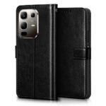 Shock Proof Flip Cover Back Case for Infinix Note 50X 5G | Magnetic Wallet Leather Case with Stand - Image 2