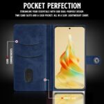 Shock Proof Flip Cover Back Case for Oppo Reno8 T | Magnetic Wallet Leather Case with Stand - Image 3