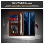 Shock Proof Flip Cover Back Case for Infinix Gt 20 Pro | Magnetic Wallet Leather Case with Stand - Image 4