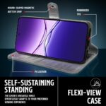 Shock Proof Flip Cover Back Case for Oppo F29 5G | Magnetic Wallet Leather Case with Stand - Image 8