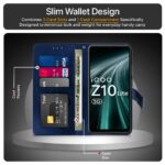 Shock Proof Flip Cover Back Case for Vivo T4 Lite 5G | Magnetic Wallet Leather Case with Stand - Image 4
