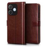 Shock Proof Flip Cover Back Case for Oppo A5 Pro 5G | Magnetic Wallet Leather Case with Stand - Image 2