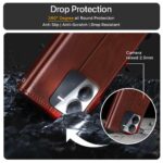 Shock Proof Flip Cover Back Case for Iqoo Z9 5G | Magnetic Wallet Leather Case with Stand - Image 8