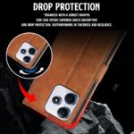 Shock Proof Flip Cover Back Case for Mi Redmi 12 5G | Magnetic Wallet Leather Case with Stand - Image 8