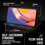 Shock Proof Flip Cover Back Case for Oppo F19 Pro | Magnetic Wallet Leather Case with Stand - Image 5