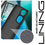 Back Cover for Vivo V40 | V40 Pro 5G | T3 Ultra 5G | Ultra Slim Soft Rubberised Case | Inner Velvet Fabric Lining | Matte Silicone Flexible Mobile Case | Camera Protection - Black - Image 4