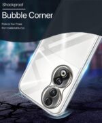 Crystal Clear Transparent Back Case Cover for Honor 90 5G | Full Device & Camera Protection Shockproof TPU | Flexible Silicone Back Cover Case Transparent - Image 4