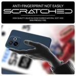 Back Cover for Tecno Pop 9 5G | Tecno Spark 30C 5G | Ultra Slim Soft Rubberised Case | Inner Velvet Fabric Lining | Matte Silicone Flexible Mobile Case | Camera Protection - Blue - Image 5