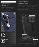 Back Cover for Vivo Y400 Pro 5G with Hexa Cube Design | Ultra Slim Soft Rubberised Case | Inner Velvet Fabric | Matte Silicone Flexible Mobile Case | Camera Protection - Blue - Image 6