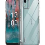 kelpuj Crystal Clear Transparent Back Case for Compatible with Nokia C12 / C12 Pro | Shockproof TPU Silicone Cover | Full Body & Camera Protection Transparent