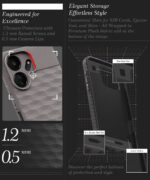 kelpuj Back Cover for Mi Redmi 13C 5G | Redmi 13C 4G | Poco M6 5G | Poco C65 | Hexa Cube Design | Inner Velvet Fabric Soft Case | Matte Silicone Flexible Mobile Case | Camera Protection - Grey - Image 6
