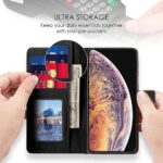 Shock Proof Flip Cover Back Case for Apple Iphone Xs Max | Magnetic Wallet Leather Case with Stand - Image 6