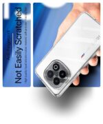 Crystal Clear Transparent Back Case Cover for Compatible with iQOO 13 5G | Full Device & Camera Protection Shockproof TPU | Flexible Silicone Back Cover Case Transparent - Image 7