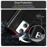 Shock Proof Flip Cover Back Case for Iqoo Z9 Lite | Magnetic Wallet Leather Case with Stand - Image 8