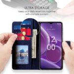 Shock Proof Flip Cover Back Case for Nokia G42 5G | Magnetic Wallet Leather Case with Stand - Image 3