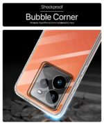 Transparent Back Cover Case for Compatible with Realme GT 7 Pro 5G | Raised Bumps for Full Device & Camera Protection Shockproof TPU Silicone Back Case Mobile Cover Transparent - Image 5