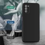 kelpuj Back Cover for Nokia G42 5G | Ultra Slim Soft Rubberised Case | Inner Velvet Fabric Lining | Matte Silicone Flexible Mobile Case | Camera Protection - Black - Image 4