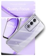 Crystal Clear Transparent Back Cover Case Compatible with Oppo A3 Pro 5G & Oppo K12x 5G Shockproof Flexible TPU Silicone Case with Full Body & Camera Protection Transparent - Image 8