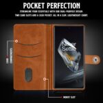 Shock Proof Flip Cover Back Case for 1+ Oneplus 12 5G | Magnetic Wallet Leather Case with Stand - Image 6