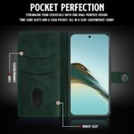 Shock Proof Flip Cover Back Case for Realme 13 Pro 5G | Magnetic Wallet Leather Case with Stand - Image 6