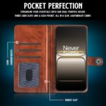 Shock Proof Flip Cover Back Case for 1+ Oneplus Nord Ce 5 5G | Magnetic Wallet Leather Case with Stand - Image 4