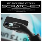 Back Cover for Vivo V40 | V40 Pro 5G | T3 Ultra 5G | Ultra Slim Soft Rubberised Case | Inner Velvet Fabric Lining | Matte Silicone Flexible Mobile Case | Camera Protection - Black - Image 8