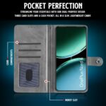 Shock Proof Flip Cover Back Case for 1+ Oneplus Nord 4 5G | Magnetic Wallet Leather Case with Stand - Image 4