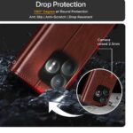 Shock Proof Flip Cover Back Case for Realme Gt 6T 5G | Magnetic Wallet Leather Case with Stand - Image 5