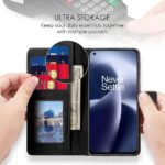 Shock Proof Flip Cover Back Case for 1+ Oneplus Nord 2T 5G | Magnetic Wallet Leather Case with Stand - Image 4
