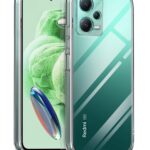 kelpuj Crystal Clear Transparent Back Case for Compatible with Redmi Note 12 5G / Poco X5 5G | Shockproof TPU Silicone Cover | Full Body & Camera Protection Transparent