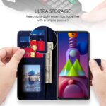 Shock Proof Flip Cover Back Case for Apple Iphone 13 Pro | Magnetic Wallet Leather Case with Stand - Image 5