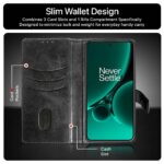 Shock Proof Flip Cover Back Case for 1+ Oneplus Nord Ce 3 5G | Magnetic Wallet Leather Case with Stand - Image 4