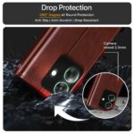 Shock Proof Flip Cover Back Case for Realme Narzo N61 | Magnetic Wallet Leather Case with Stand - Image 4