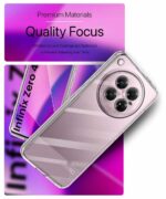Transparent Back Cover Case Compatible with Infinix Zero 40 5G Shockproof Flexible TPU Silicone Mobile Cover with Raised Bumps for Full Body & Camera Protection Clear/Transparent - Image 7