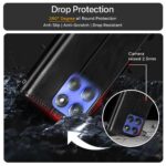 Shock Proof Flip Cover Back Case for Motorola Moto Edge 60 Stylus 5G | Magnetic Wallet Leather Case with Stand - Image 6