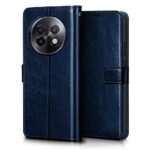 Shock Proof Flip Cover Back Case for Realme 13 Plus 5G | Magnetic Wallet Leather Case with Stand - Image 4
