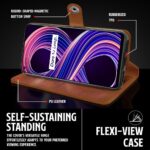 Shock Proof Flip Cover Back Case for Realme Narzo 30 5G, 9, 8, 8S | Magnetic Wallet Leather Case with Stand - Image 8