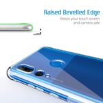 Flexible Shockproof Crystal Clear TPU Back Cover Case Full Protection with Cushioned Edges Clear TPU Back Case Cover for Huawei Y9 Prime 2019 - Transparent - Image 4