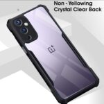 Shockproof Crystal Clear Back Cover Case for OnePlus 9 5G | 1+9 5G (Hard | Hybrid PC + TPU | Full Armour Device & Camera Protection | Black) - Image 4