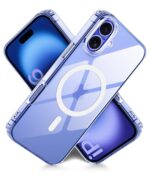 Ultra-Hybrid Back Case Cover for iPhone 16 Compatible with MagSafe | Sleek Hard Crystal Clear Back | Drop & Camera Protection | Shockproof Mobile Case for iPhone 16 (PC & TPU, Transparent) - Image 3