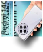 Transparent Back Cover Case for Compatible with Redmi A4 5G | Poco C75 5G | Redmi 14C 5G | Raised Bumps for Full Device & Camera Protection Shockproof TPU Silicone Back Case Mobile Cover - Image 7