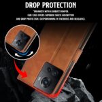 Shock Proof Flip Cover Back Case for 1+ Oneplus 10R 5G | Magnetic Wallet Leather Case with Stand - Image 6