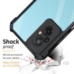 Shock Proof Clear Back Case Mobile Cover for Xiaomi Redmi 11 Prime 4G (Hard | Hybrid PC + TPU | Full Armour Device & Camera Protection | Black) - Image 3