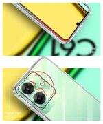 Crystal Clear Transparent Back Case Cover for Realme Narzo N61 | Realme C61 | Full Device & Camera Protection Shockproof TPU | Flexible Silicone Back Cover Case Transparent - Image 8