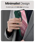 Shock Proof Clear Protective Back Case for iQOO Z10R 5G | Vivo V50 5G | V50e 5G | V50 Elite Edition | 360 Degree Camera Protection | Transparent Hybrid Back Case Mobile Cover Green - Image 6