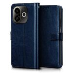 Shock Proof Flip Cover Back Case for Tecno Pop 9 5G | Magnetic Wallet Leather Case with Stand - Image 4